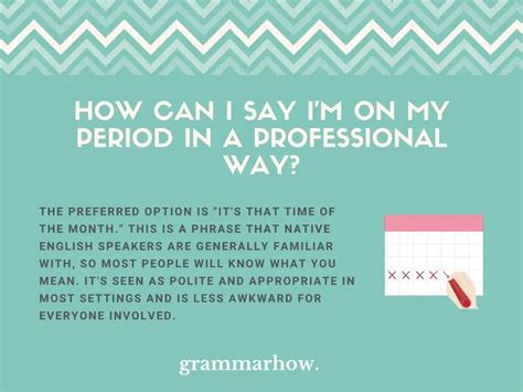 It's the most effective <b>way</b> <b>to</b> convey our message without risking sounding rude or impatient. . Professional way to say period pain